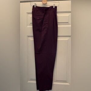 Women’s Tapered Leg Pleated High Waist Pants